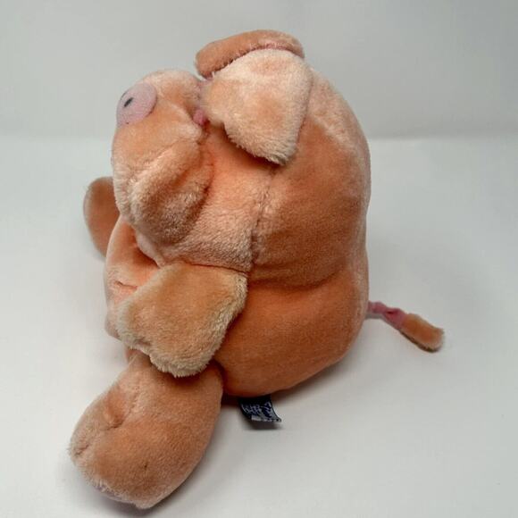 Beaufort Pig 1983 Mattel Emotions 8.5" Plush Pink Plushie Stuffed Animal Vtg - Picture 3 of 16